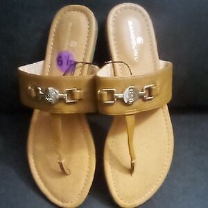 Bandolino Gold-Tan Women's Sandals